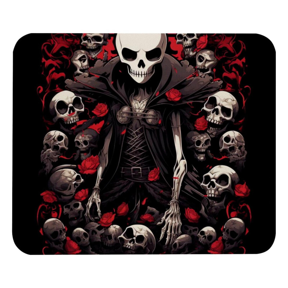 Skeleton King Mouse Pad 8.3 X 9.8 Inches Non-Slip Rubber 917087600538