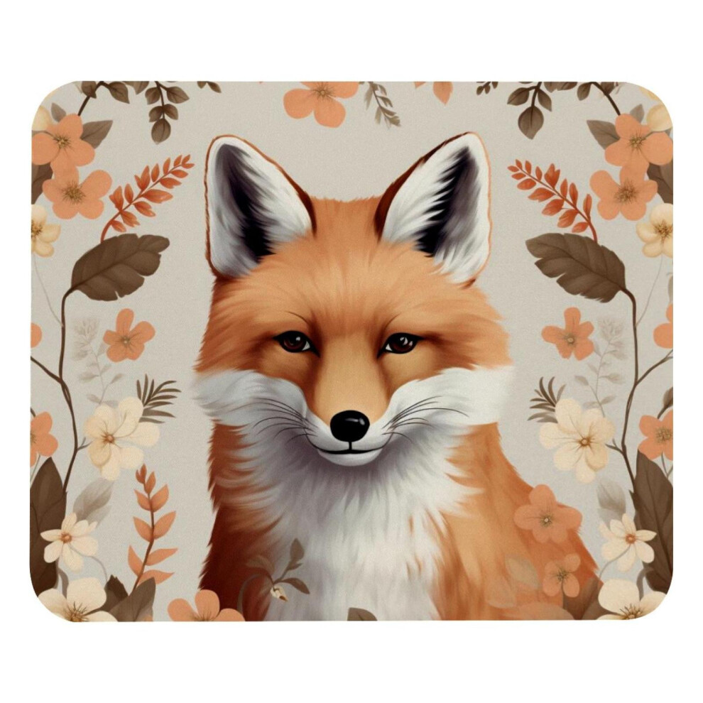 Autumn Fox Mouse Pad 8.3 X 9.8 Inches Non-Slip Rubber Base 917087600590