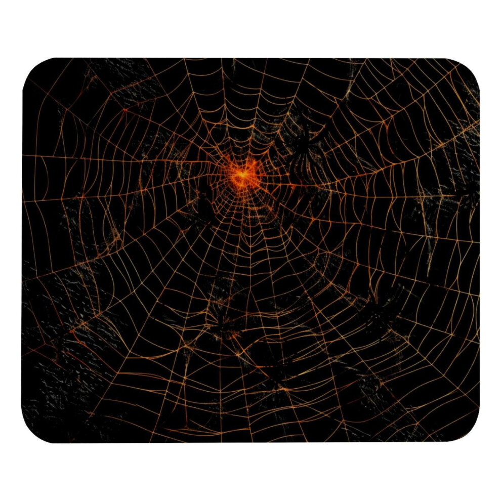 Halloween Spider Web Mouse Pad Non-Slip Rubber Base 8.3 X 917087600736