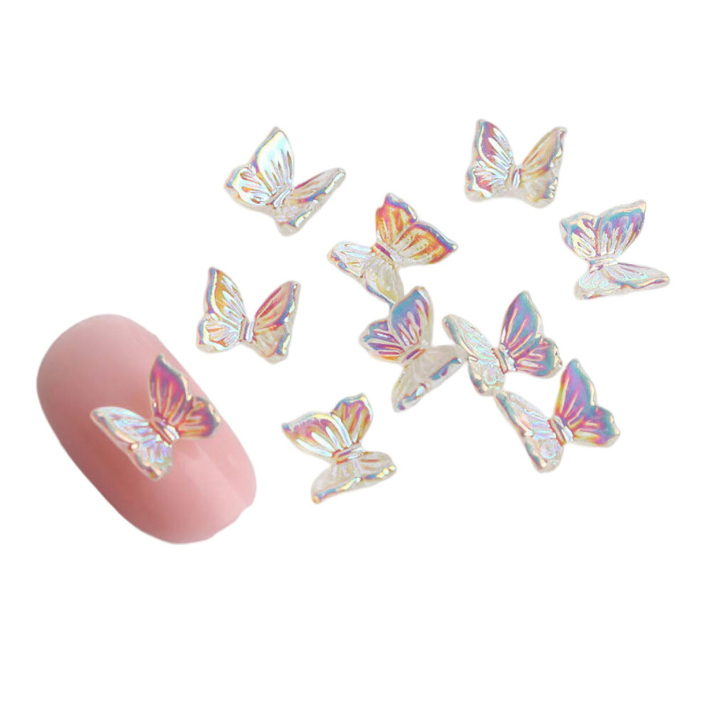 Butterfly Nail Art Charms Resin 100 pcs