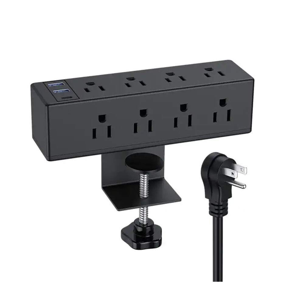 Desktop Edge Power Strip With Usb And 8 Ac Outlets 6.6Ft 917087602174
