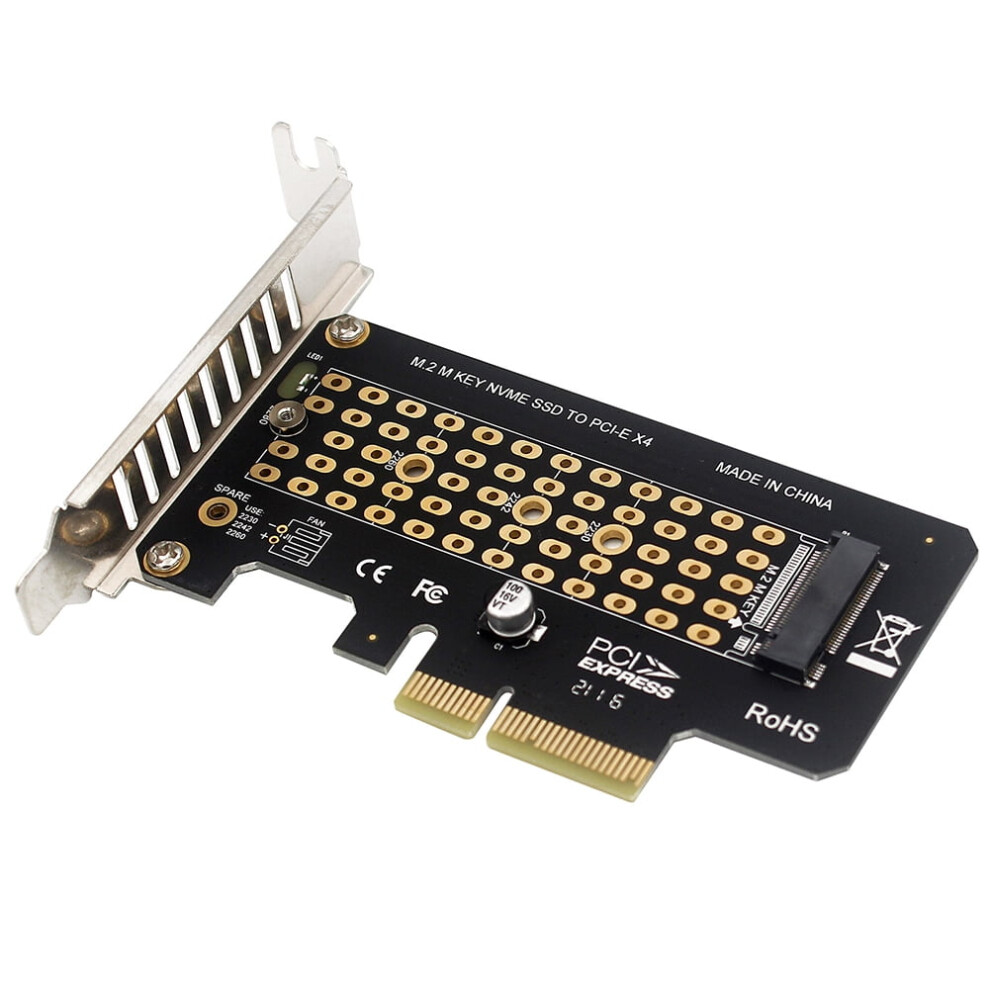 Jixopn M.2 Nvme Ssd To Pcie 4.0 X4 Adapter Card 32Gbps For 917087602815