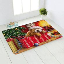 40x60cm vánoční rohožka kuchyňská rohožka Santa Claus sněhulák protiskluzový koberec vánoční dekorace stromeček dárky šťastný nový