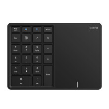 Wireless Number Pad for Laptop 2.4G Bluetooth Black