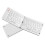 Jixopn Bluetooth keyboard ultra slim rechargeable full size 1