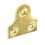 (32mm, Brass) Securit Plain Glass Fitting Plates (Pack Of 2) 2
