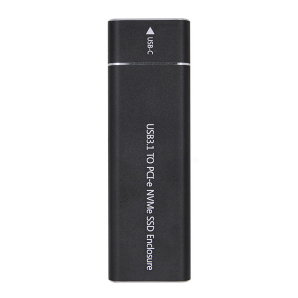Jixopn M.2 Nvme Ssd Enclosure Usb 3.1 Metal Black 917087603676