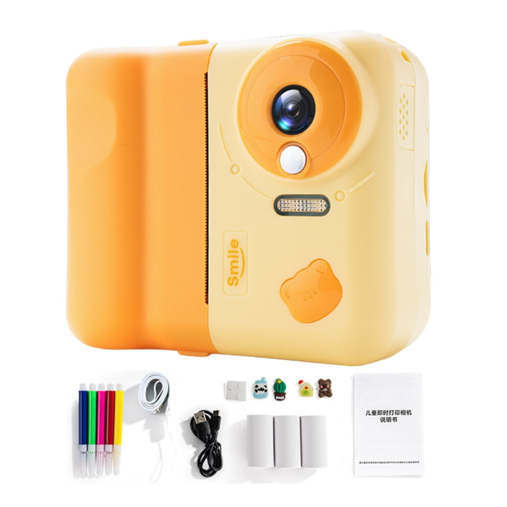 Jixopn Hd 1080P Kids Instant Print Camera With 3 Rolls Paper 917087604796