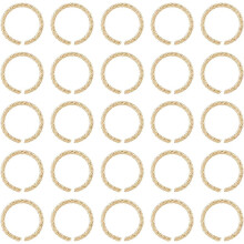 18K Gold Plated Brass Linking Rings 100 pcs