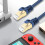 Cat8 Ethernet Cable 40Gbps 2000MHz Shielded 1m 8