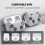 Jixopn Earphone Case for AirPods Pro 2/Pro Light Grey 6