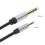 Sort 3,5 mm til 6,35 mm hovedtelefonadapterkabel 5