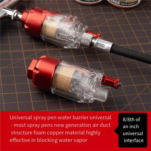 Airbrush Filter with 1/8" Thread Oil Water Separator for Enhanced Airbrush Performance 2