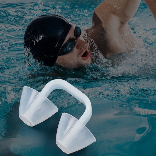 Silicone Swimming Nose Plugs Reusable Waterproof 1 Pair 1