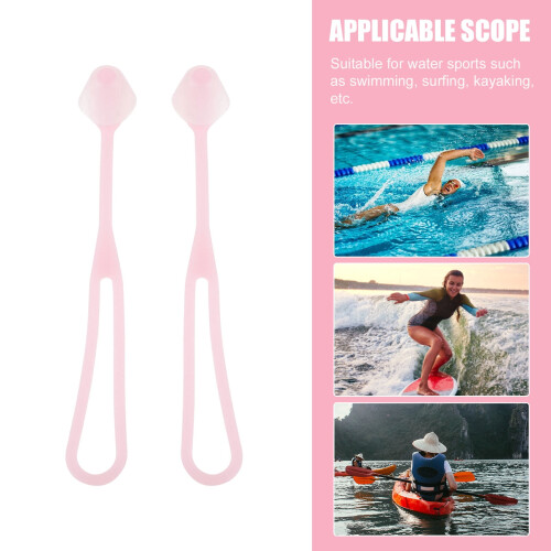 Lanyard Earplugs Waterproof Silicone Reusable 1 Pair 1