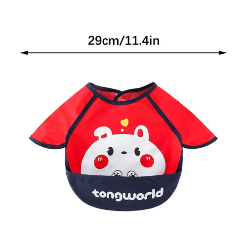 Donemore mess-proof baby bib sleeve waterproof 1 piece 1