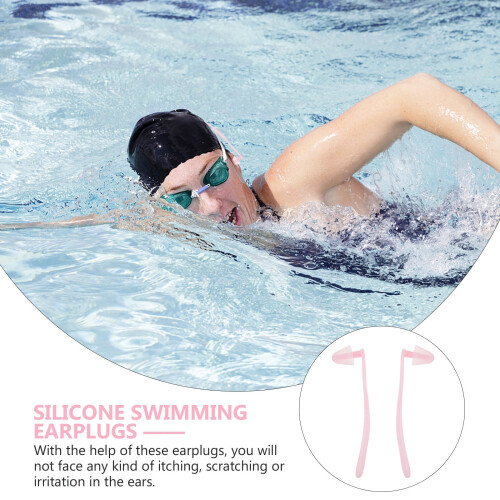 Lanyard Earplugs Waterproof Silicone Reusable 1 Pair 2