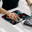 Mousepad με μαύρο και άσπρο print - Λεία επιφάνεια, χοντρή επένδυση Mousepad, εργονομικός 7