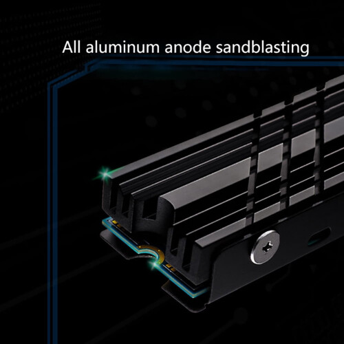 PS5 SSD cooling heat sink with double-sided thermal pad 1