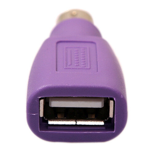 PS2 Male to USB Female Adapter for Keyboard 2 Pack 1