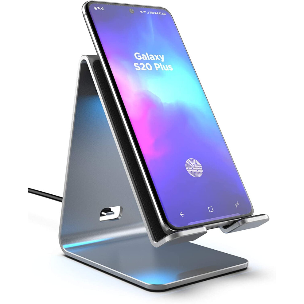 Aluminum Wireless Charger Stand For Galaxy S22 S21 Qi Fast 9336866811278
