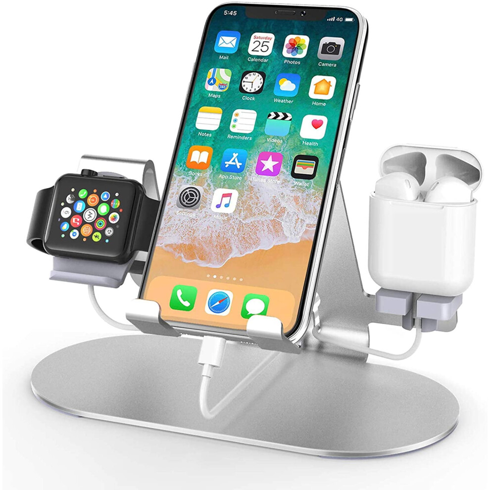 Aluminum 3-In-1 Charging Station For Apple Watch Ipad 9336866812091