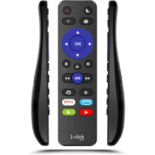 IKUTV-fjernkontroll for Roku-TV-er [kompatibel med TCL/kompatibel med Hisense/ONN/Sanyo osv.] og Roku Players Express Premiere Ultra [2-i-1]