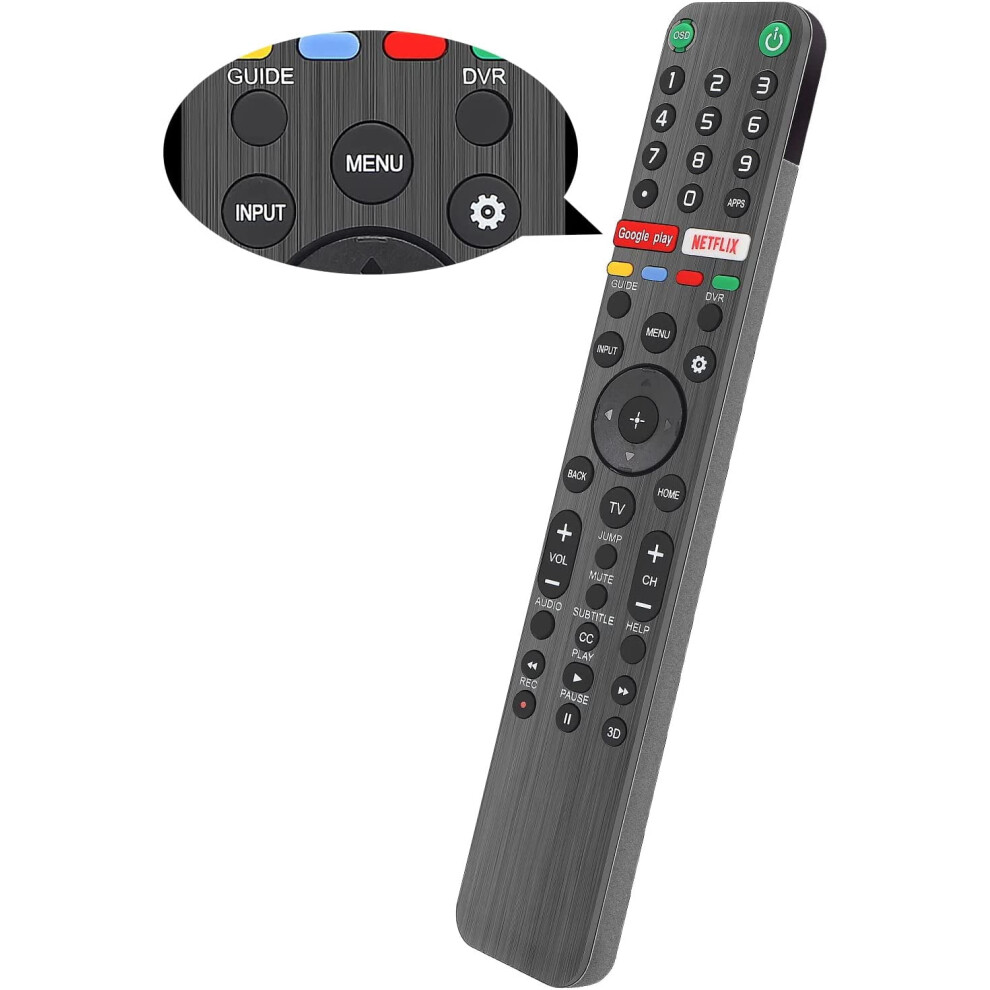 Rmf-Tx500u Universal Remote For Sony Bravia Tvs 9336866814033
