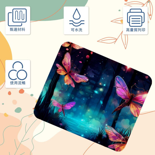Light Bug Mouse Pad Smooth Surface Thick Padding Ergonomic 2