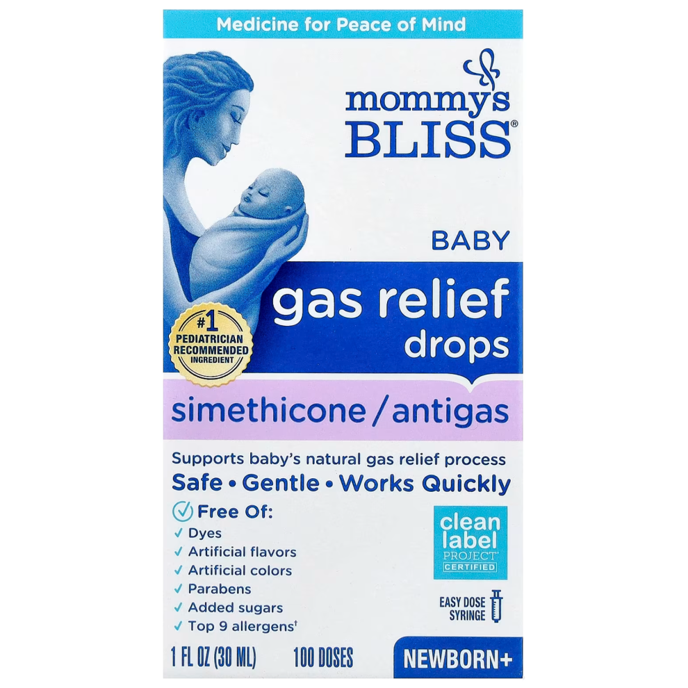 Mommy's Bliss , Baby Gas Relief, Simethicone Drops, Newborn+, 1 Fl Oz (30 Ml)