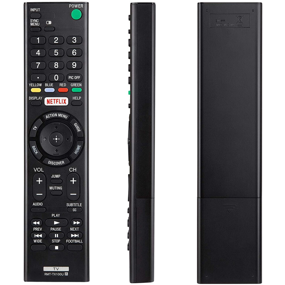 Rmt-Tx100u Universal Remote For Sony Bravia Tvs 9336866820416