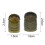 Walbest copper adjustable sewing thimble finger protector 5
