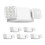 Lampe de secours LED - DUOKU - GT-YJDLT-6 - Lot de 6 - 3 W - Autonomie 90 min 1