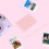 Jixopn photo frame pink 3-inch storage frame 2