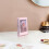 Jixopn photo frame pink 3-inch storage frame 6
