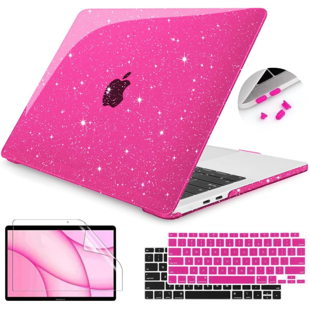 Glitter Case For Macbook Air 13 Inch (2018Â2023, M1, Pink 917087591645