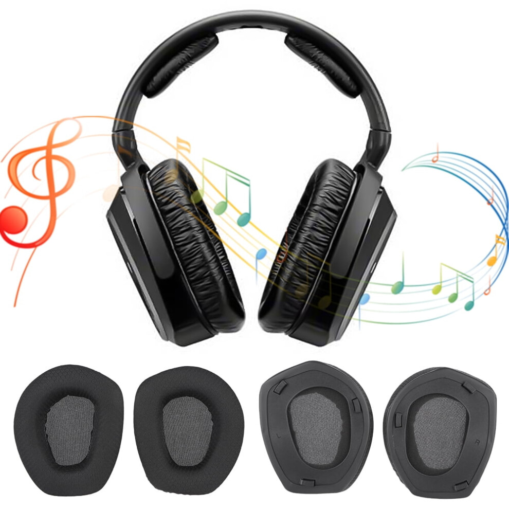 Replacement Ear Pads For Sennheiser Hdr Rs165-195 Memory 917087592727