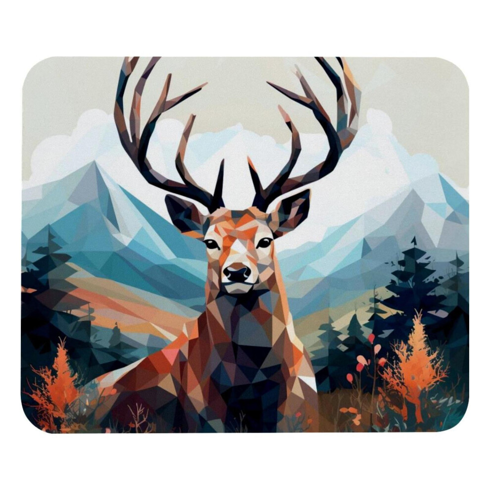 Deer Printed Mouse Pad Smooth Surface Thick Padding 917087594028