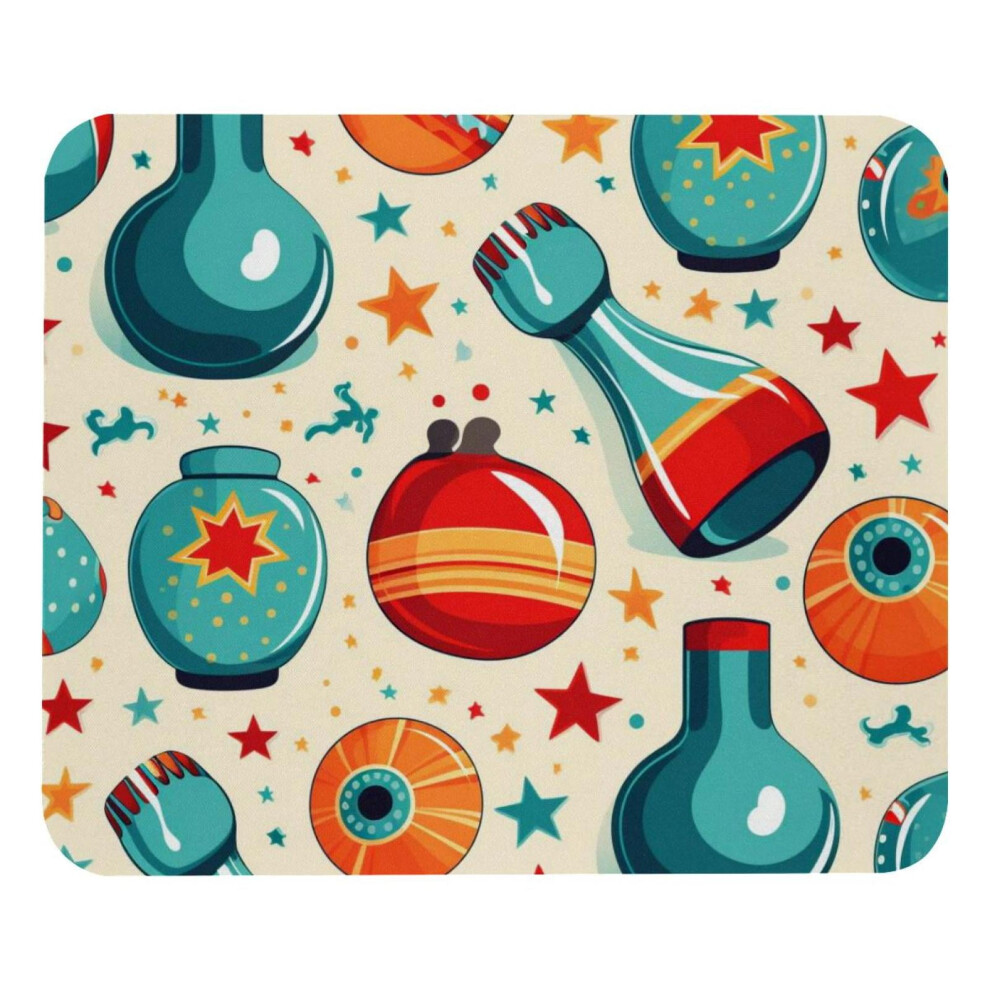 Cartoon Bowling Mouse Pad Non-Slip Rubber Base 8.3 X 9.8 917087594585