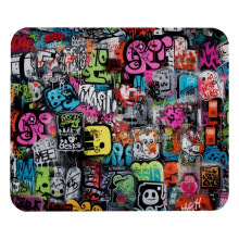 Doodle Mouse Pad 8.3 x 9.8 Inch Non-Slip Rubber Base