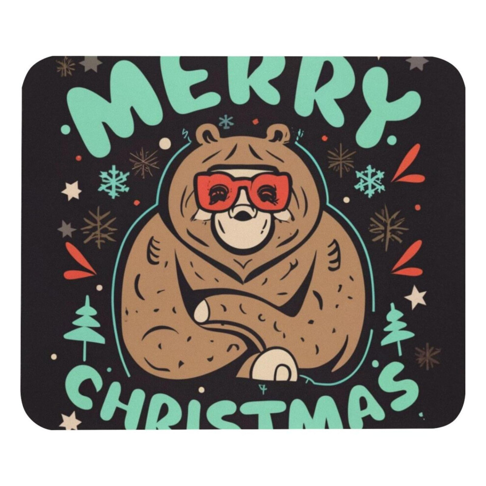 Christmas Sloth Mouse Pad Non-Slip Rubber Base 8.3 X 9.8 917087595186