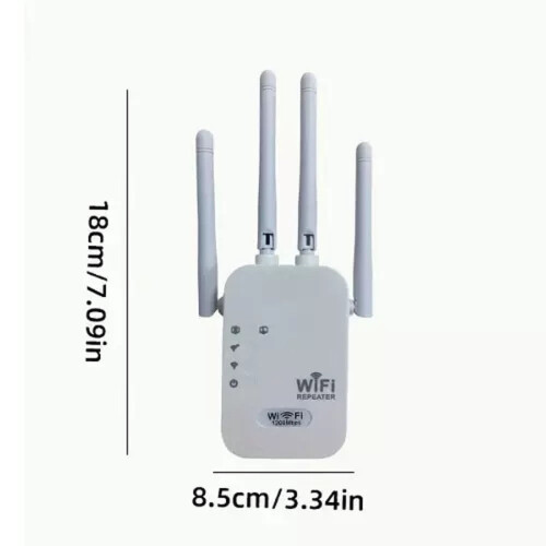 WiFi range extender 1200Mbps white 2