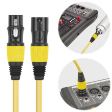 XLR cable gold-plated male to female 3m and 5m