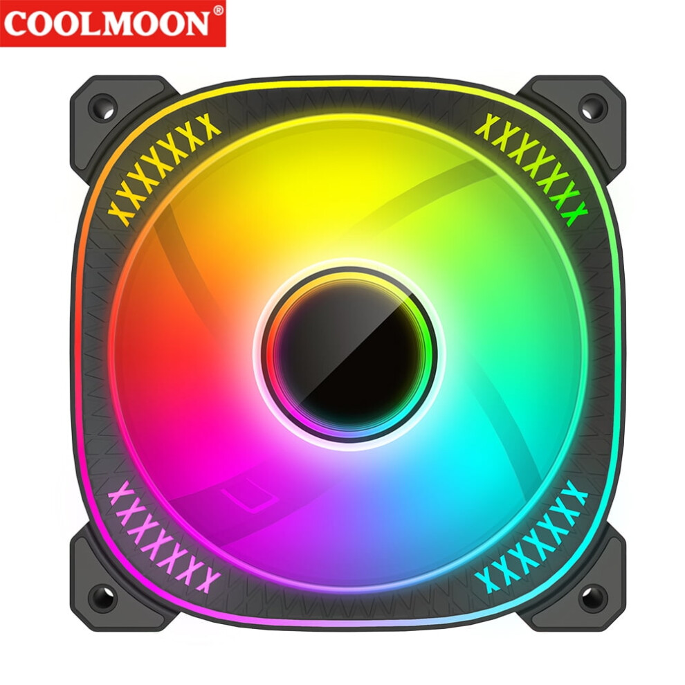 Jixopn Argb Fan 12Cm 5V 6-Pin Desktop Pc Case Black 917087598828