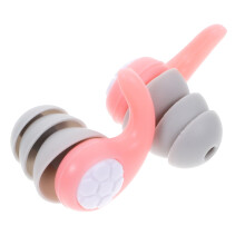 Swimming Ear Plugs Silicone Waterproof Noise Reduction Gray