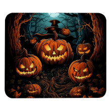 Halloween pumpkin mouse pad non-slip rubber base 8.3 x 9.8
