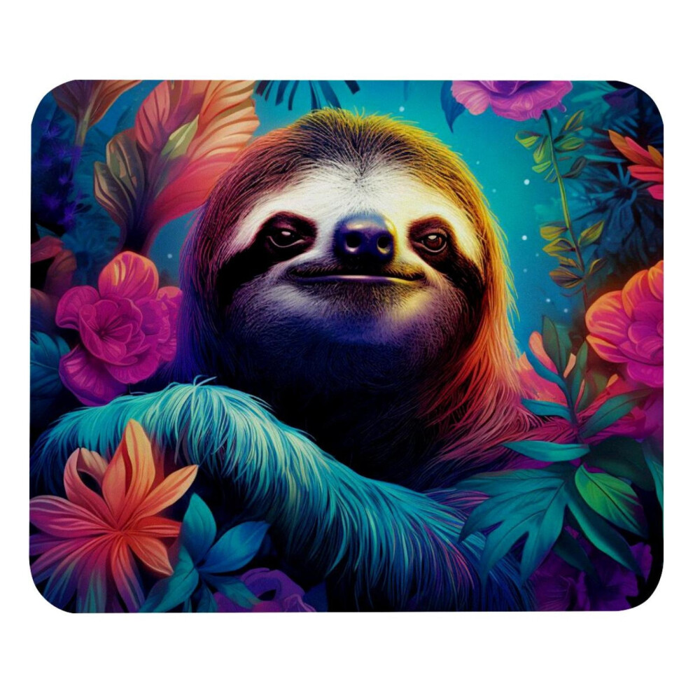 Sloth B Mouse Pad 8.3 X 9.8 Inch Non-Slip Rubber Base 917087600606