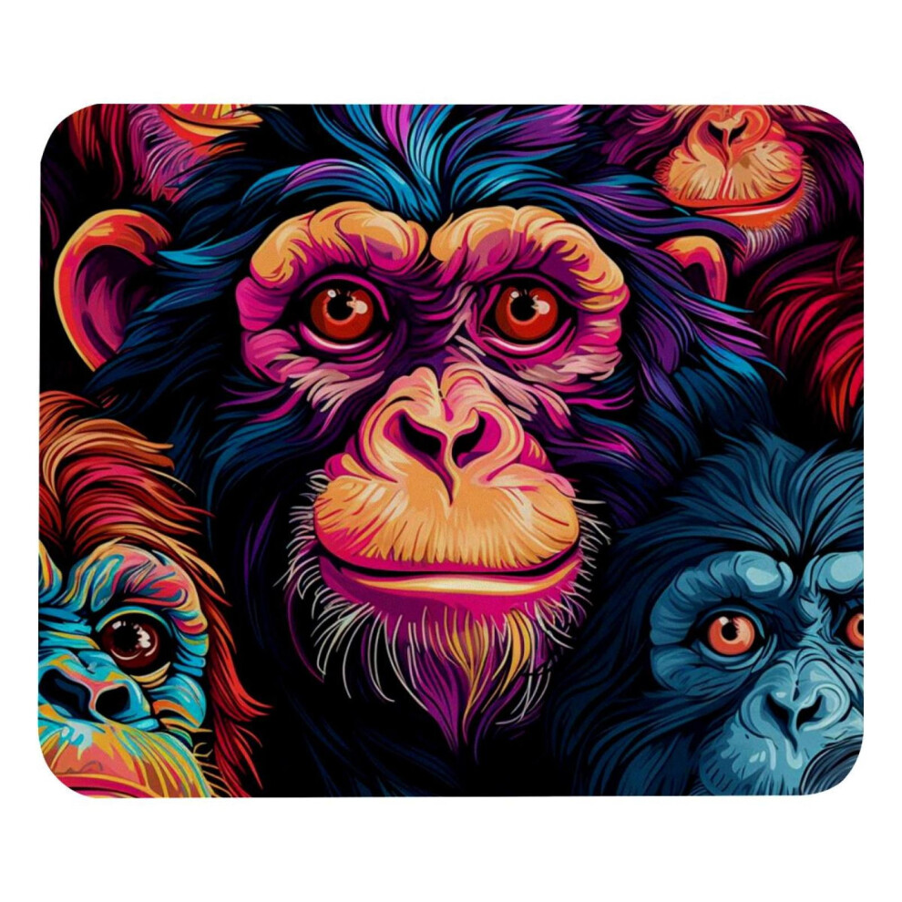 Square Mouse Pad Monkey Design 8.3X9.8 Inch 917087600767
