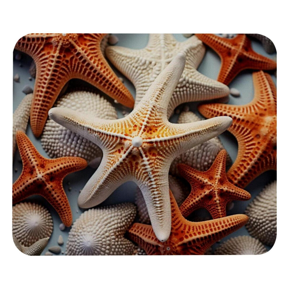 Desk Mat Sea Star Pattern Rubber Base Small 917087600804