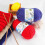 Wool yarn soft warm 5-strand 1 roll for knitting crochet 1